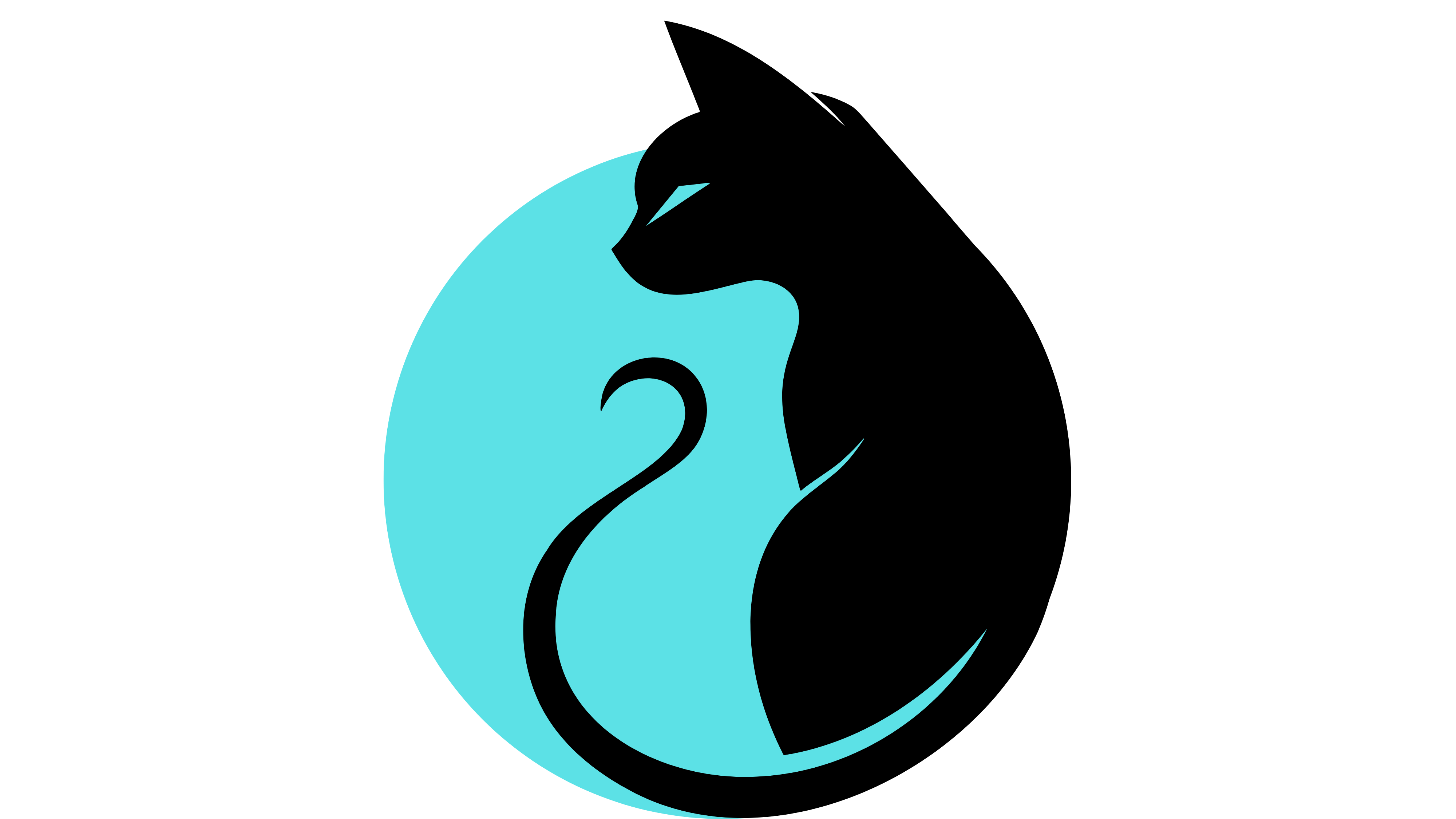 Linke Lifestyle logo, a black cat inside concentric blue and black circles.